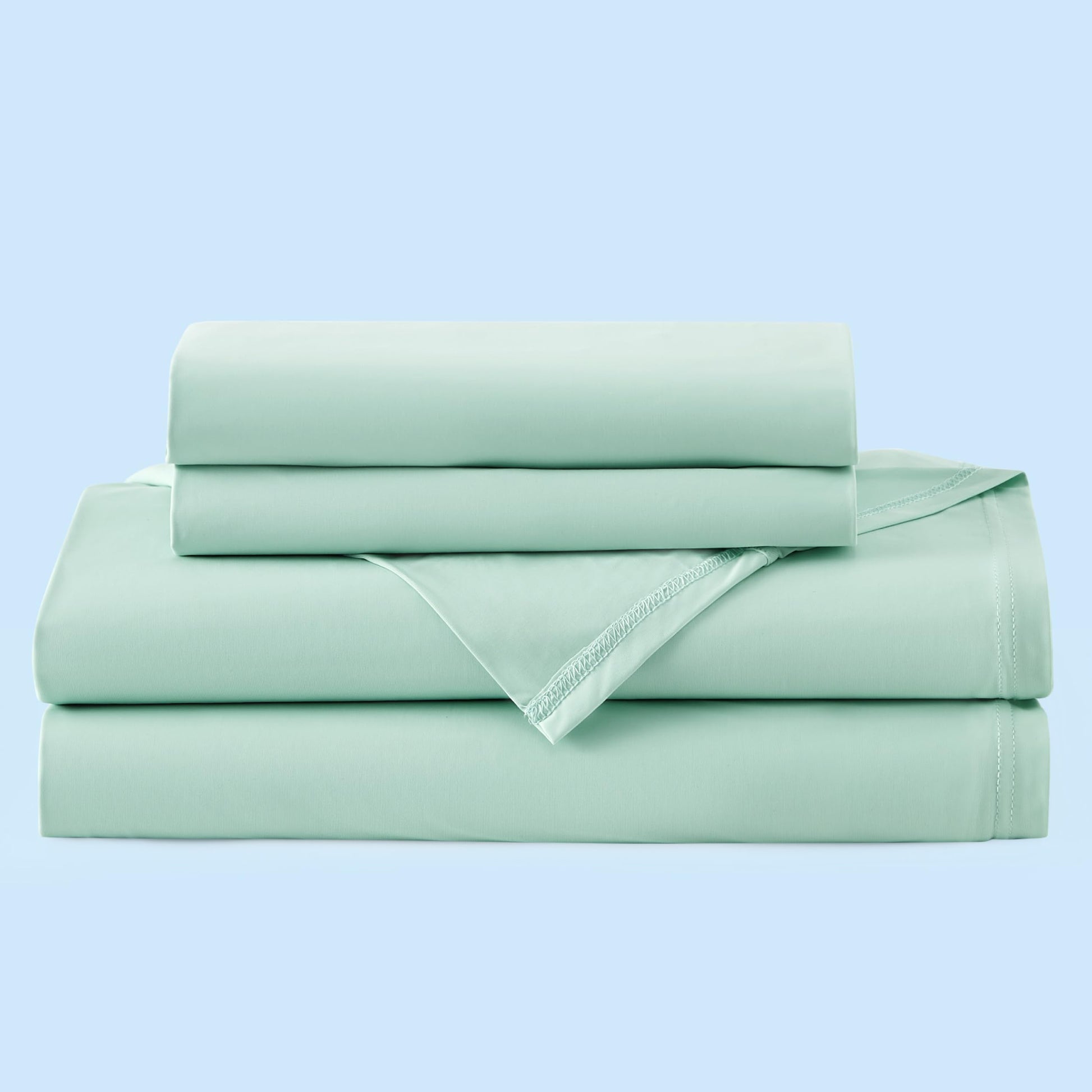 Brescape cooling sheets set in green – folded view
