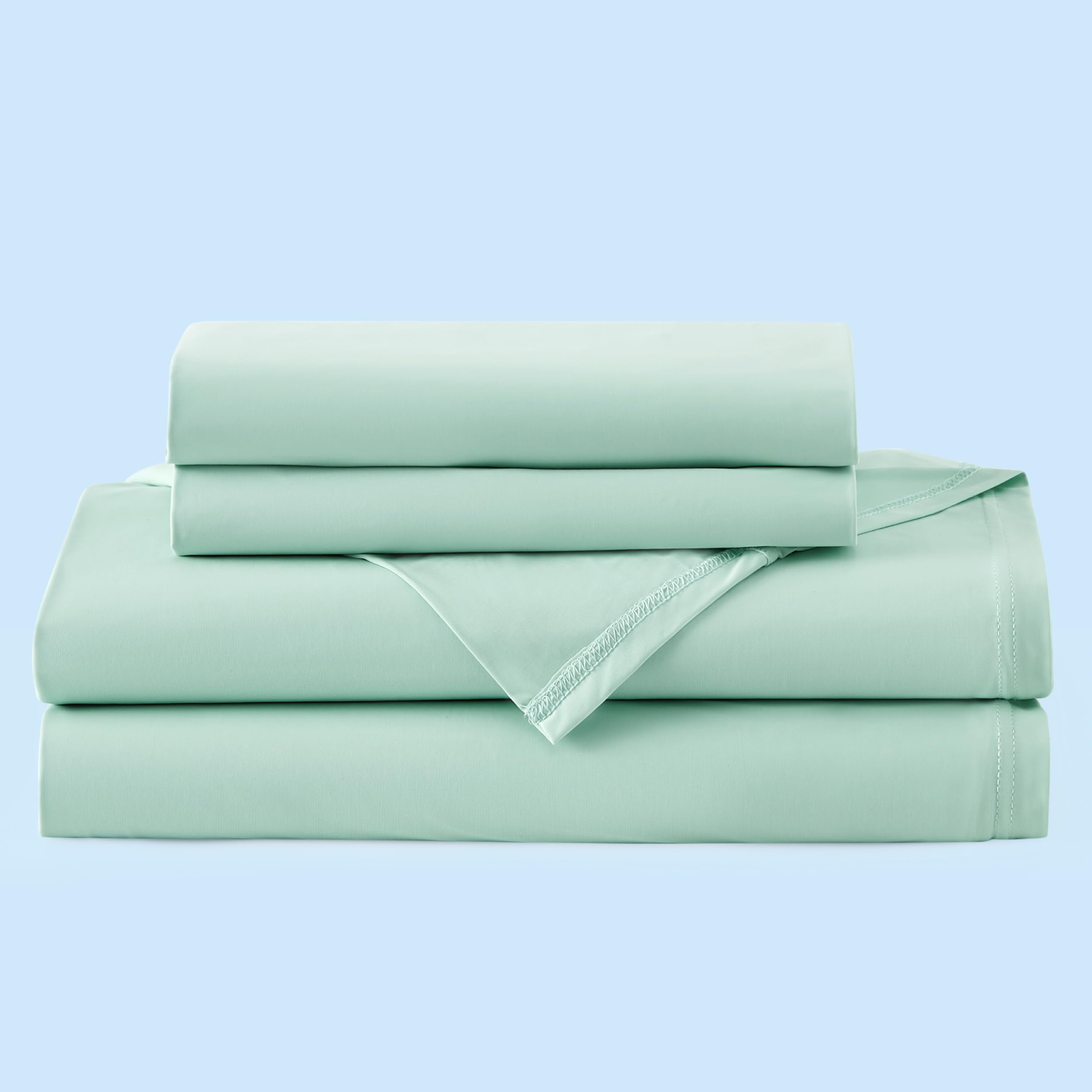 Brescape cooling sheets set in green – folded view