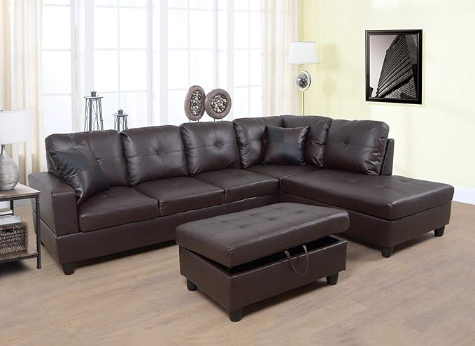 Furniture Sectional Sofa Set Living Room Sofa Set Leather Sectional Sofa