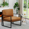 Upholstered Living Room Chairs Linen Arm Chair Accent Chairs