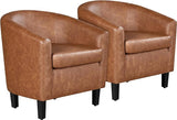 Accent Chair, Modern Barrel Chairs Comfy Club Chairs Cozy Accent Chair