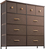 Dresser for Bedroom with 10 Drawers, Storage Drawer Organizer