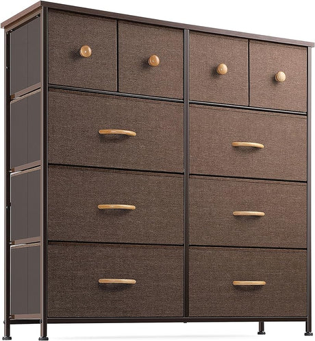 Dresser for Bedroom with 10 Drawers, Storage Drawer Organizer