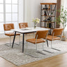 Dining Chairs Set of 4, Leather Kitchen Dining Room Side Chairs