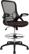 High-Back Mesh Ergonomic Drafting Chair