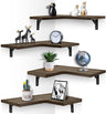 Floating Corner Shelves for Wall Décor Storage