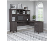Bush Somerset 72-Inch L-Shaped Desk with Hutch - Office Workstation