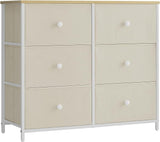 Bedroom Chest 6 Drawer Closet Fabric Dresser