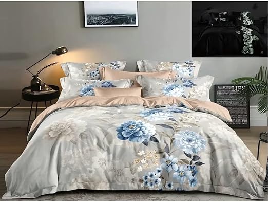 White Twin Comforter Bedding Set (90x68Inch)