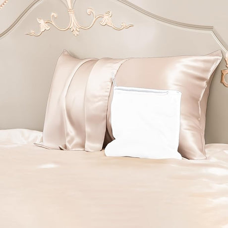 Silk Pillowcase for Hair and Skin with Hidden Zipper