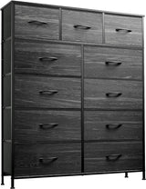 11-Drawer Dresser, Fabric Storage Tower for Bedroom, Hallway, Closets, Tall Chest