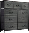 9-Drawer Dresser, Fabric Storage Tower for Bedroom, Hallway, Closet