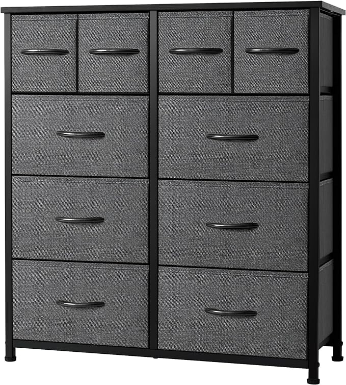 Dresser Furniture Unit-Large Standing Organizer Chest for Bedroom