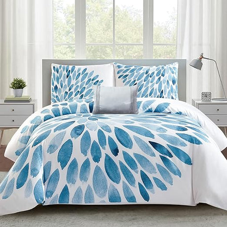 4 Pieces 100% Cotton Soft and Comfort Floral Bed