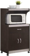 Microwave Kitchen Cart, Cherry