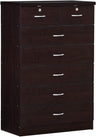 7 Drawer Wood Dresser for Bedroom