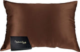 100% Silk Pillowcase for Hair Zippered Luxury 25 Momme Mulberry Silk Charmeuse Silk