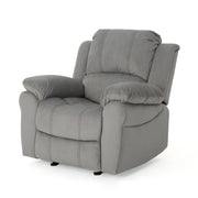 CloudHug Oversized Grey Recliner Chair Front View

