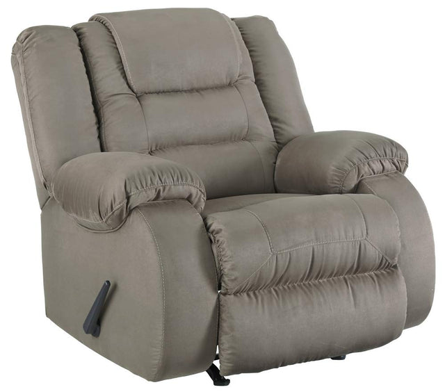 CobbleHaven Rocker Recliner Chair in Cobblestone Color Front View