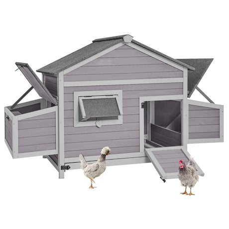 CoopLink expandable chicken coop with nesting box and waterproof roof