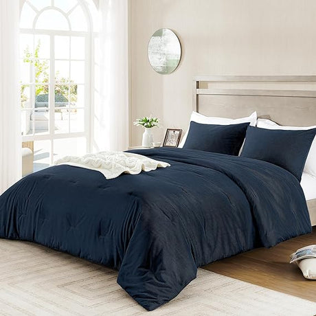 Queen Comforter Set - Luxury Fleece Sherpa Comforter Sets for Queen Bed