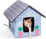 Outdoor Heated Kitty House, Outdoor Cat House for Outside Community Cats