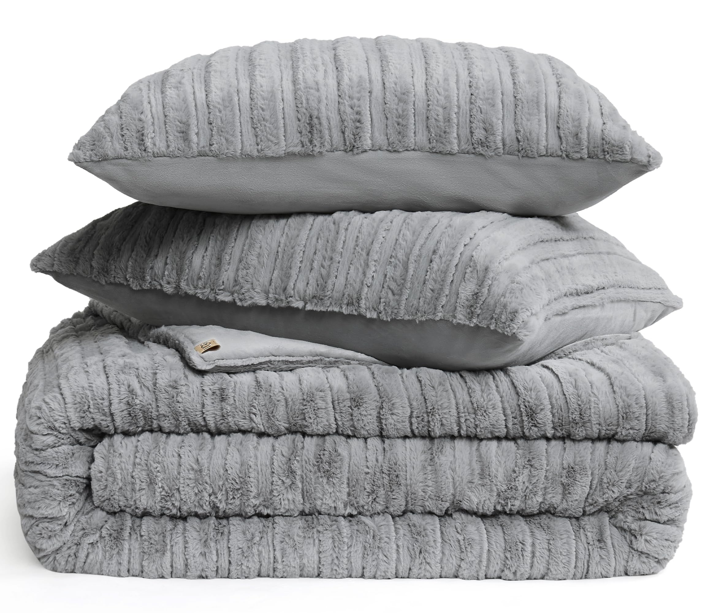 Cozy UGG Comforter Set with Matching Pillow Shams