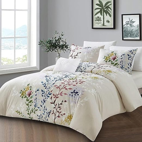 4 Pieces 100% Cotton Soft and Comfort Floral