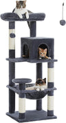 Multi Level Cat Tower with Large Metal Frame Hammock