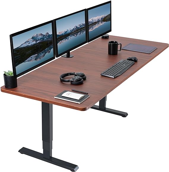 Electric Height Adjustable 71 x 30 inch Memory Stand Up Desk