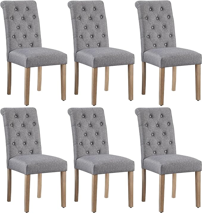 Diner Chair Upholstered Fabric Dining Room Chairs