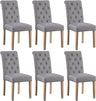 Diner Chair Upholstered Fabric Dining Room Chairs