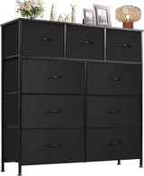 Dresser for Bedroom, Storage Drawers, Tall Dresser Fabric Storage Tower