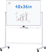 Double-Sided Dry Erase Whiteboard for Office & School