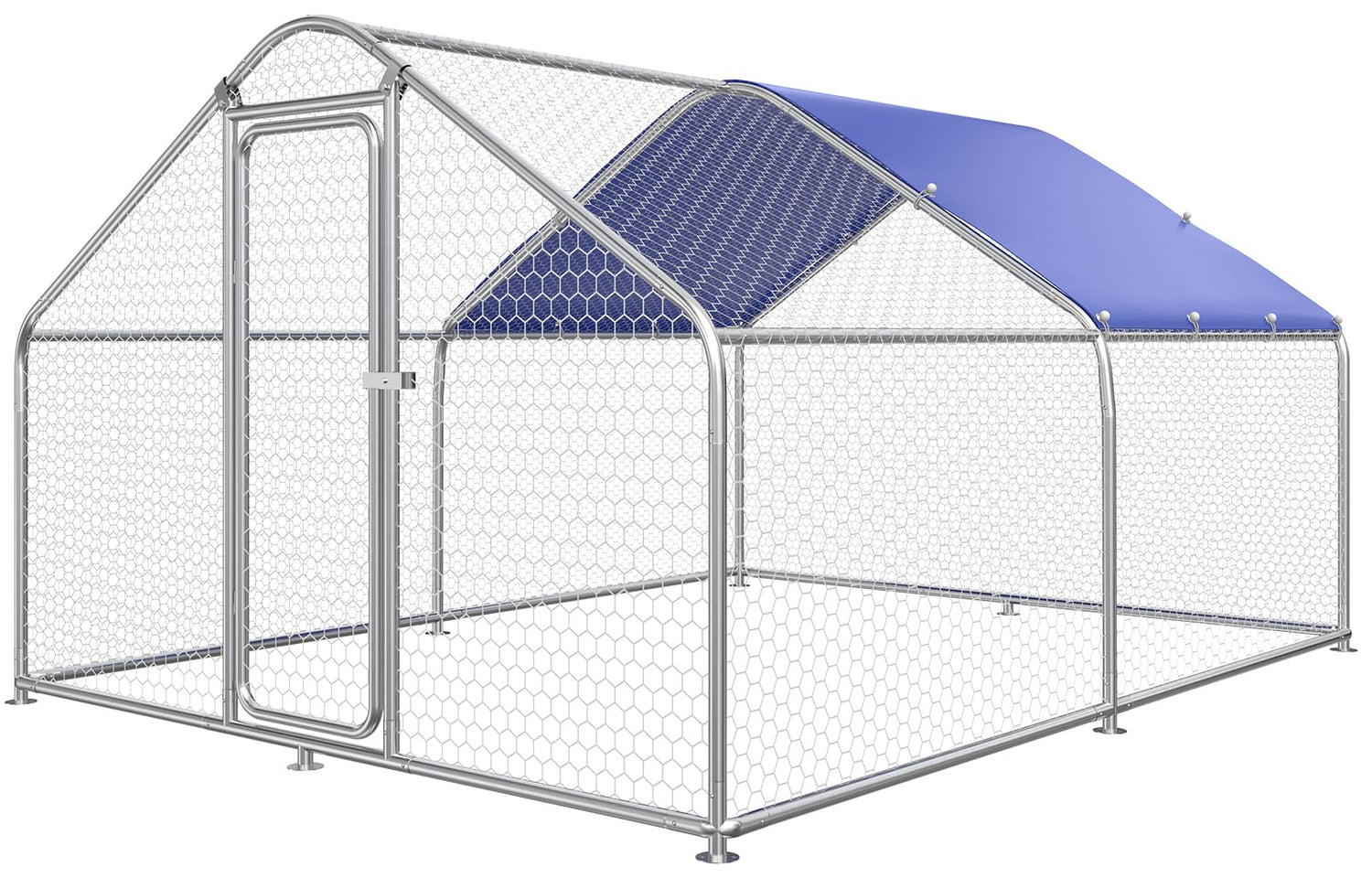 Durable outdoor walk-in chicken run for up to 20 birds
