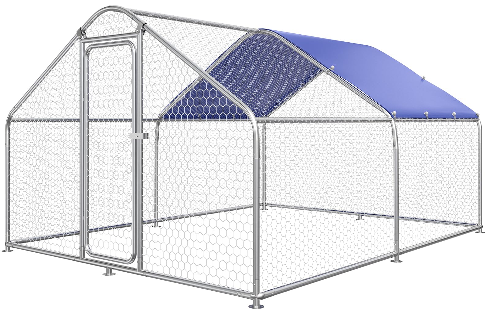 Durable outdoor walk-in chicken run for up to 20 birds