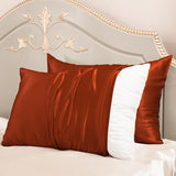 White Silk Pillowcase 2 Pack for Hair and Skin, Both Sides 23 Momme Mulberry Silk