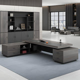 Ergonomic Executive Desk with Spacious Work Surface