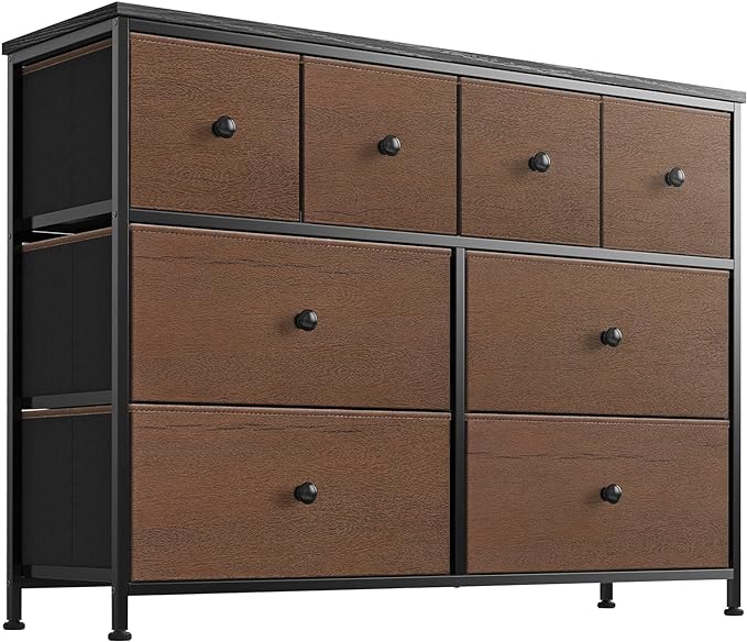 8 Drawer Dresser for Bedroom Chest of Drawers Closets Storage Units Organizer