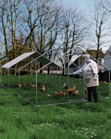 Fitenlor Fortress XL metal walk-in chicken coop 20ft