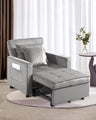 Convertible Chair Bed, Sleeper Chair Bed 3 in 1, Adjustable Recliner,  Sofa