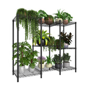 FlexGrow 8 adjustable metal plant stand for indoor and outdoor use