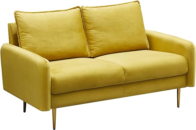 Sofa Tufted Couch with Metal Legs for Living Room