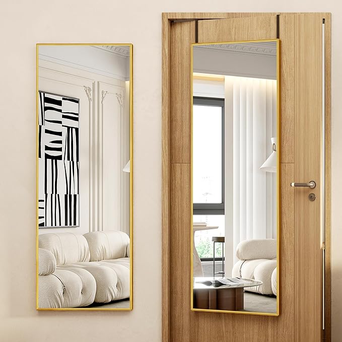 Wall Mounted Mirror, 47"x14" Full Body Mirror, Full Length Mirror