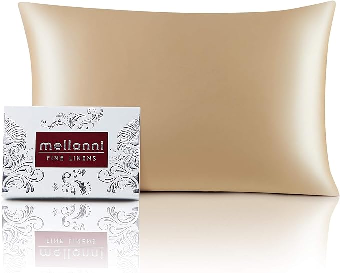 Pure Silk Pillowcase Queen Size - Perfect for Hair and Skin, Reducing Friction