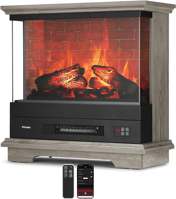 Firelake 27-Inch Electric Fireplace Heater