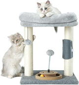 Cat Tree Scratching Post,Small Cat Tower with Perch Bed