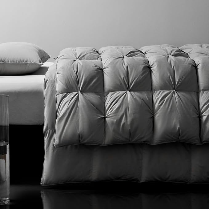 Pinch Pleat California King Size Down Comforter