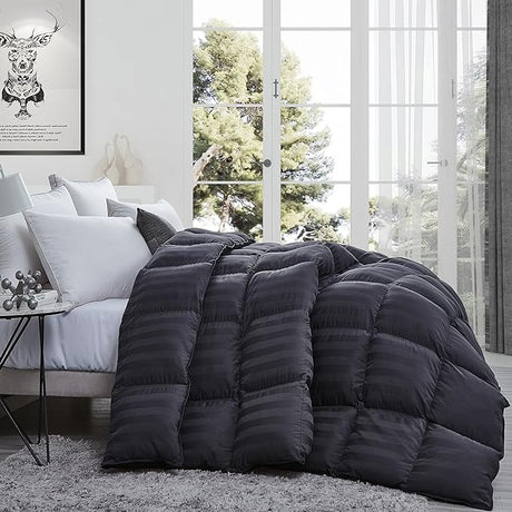 Luxurious King Size Goose Down Feather Fiber Comforter Duvet Insert