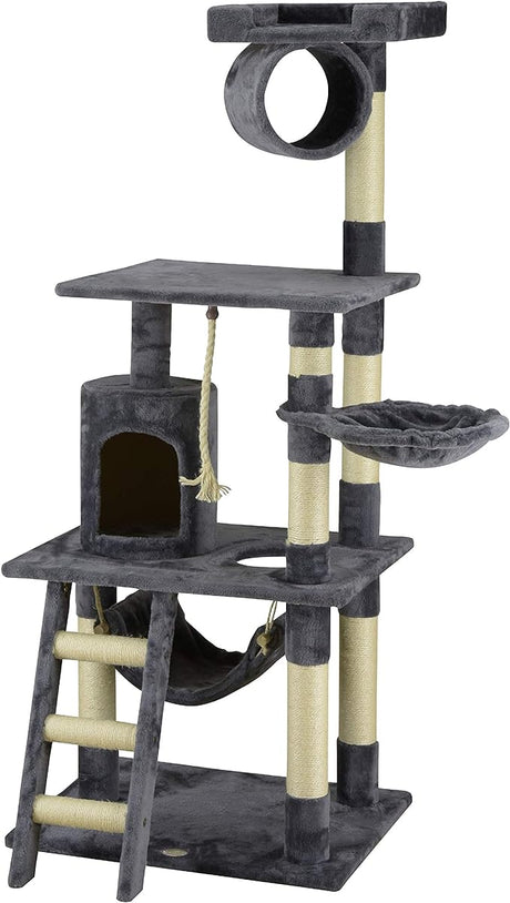 Tower Kitten Condo Scratcher for Indoor Cats with Sisal Posts